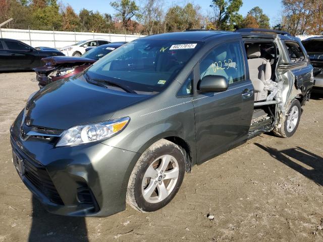 TOYOTA SIENNA LE 2020 with VIN 5TDKZ3DC7LS042056 - Photo from auction