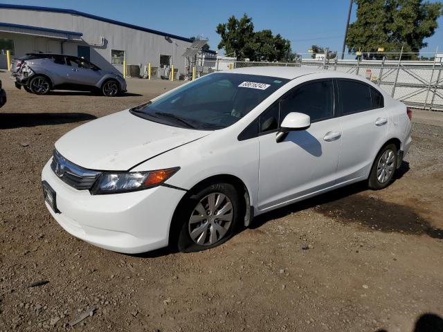 HONDA CIVIC LX 2012 with VIN 19XFB2F55CE356510 - Photo from auction