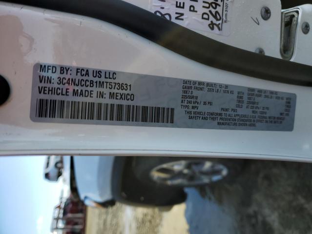 Photo 14 from auction – 2021 JEEP COMPASS LI with VIN 3C4NJCCB1MT573631