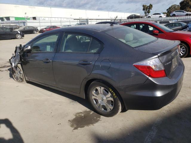 Photo 2 from auction – 2012 HONDA CIVIC HYBR with VIN JHMFB4F22CS005731