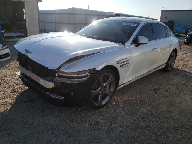 GENESIS G80 BASE 2021 with VIN KMTGC4SD0MU084429 - Photo from auction