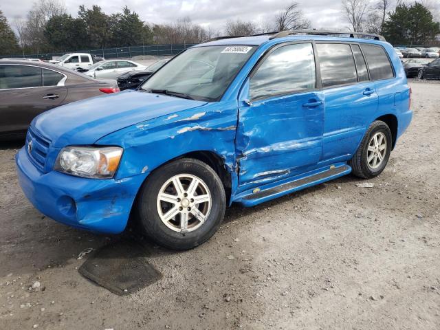 TOYOTA HIGHLANDER 2005 with VIN JTEGP21A950083685 - Photo from auction