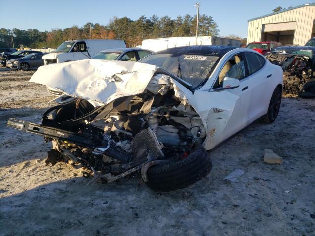 TESLA MODEL S 2014 with VIN 5YJSA1H19EFP40860 - Photo from auction