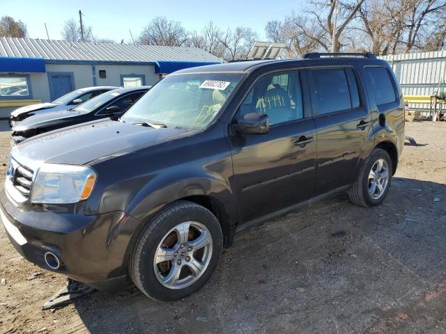 HONDA PILOT EX 2013 with VIN 5FNYF4H46DB011821 - Photo from auction