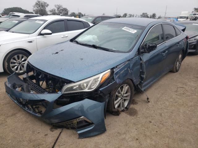 HYUNDAI SONATA SE 2015 with VIN 5NPE24AF6FH079406 - Photo from auction