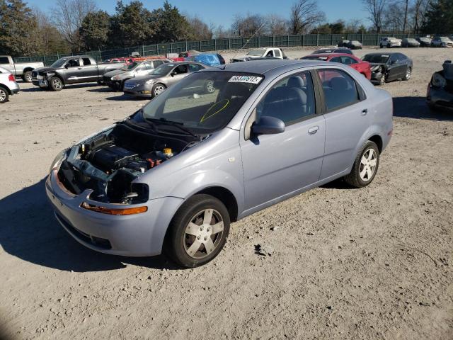 CHEVROLET AVEO BASE 2006 with VIN KL1TD56646B535251 - Photo from auction