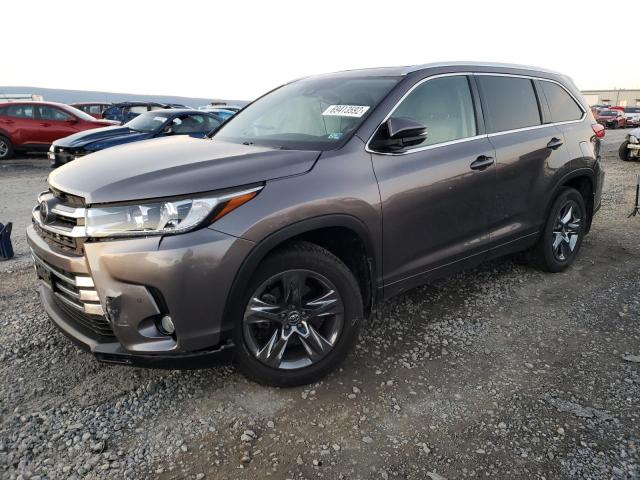 TOYOTA HIGHLANDER 2017 with VIN 5TDDZRFH3HS383806 - Photo from auction
