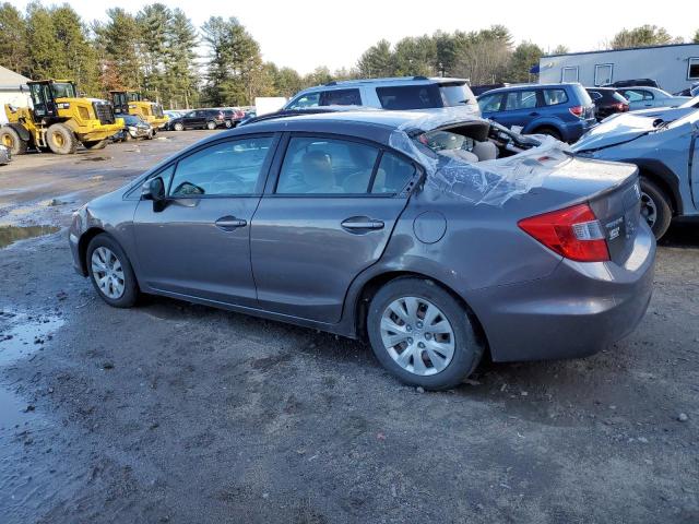 Photo 2 from auction – 2012 HONDA CIVIC LX with VIN 2HGFB2F59CH609088