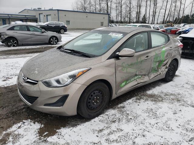 HYUNDAI ELANTRA SE 2016 with VIN 5NPDH4AE5GH714392 - Photo from auction
