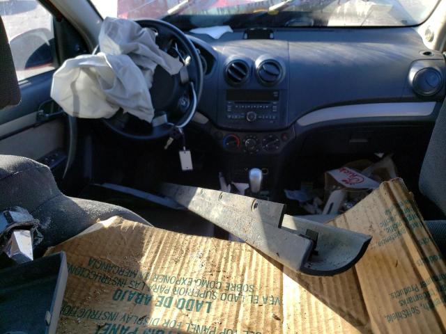 Photo 8 from auction – 2009 CHEVROLET AVEO LS with VIN KL1TD66E39B630563