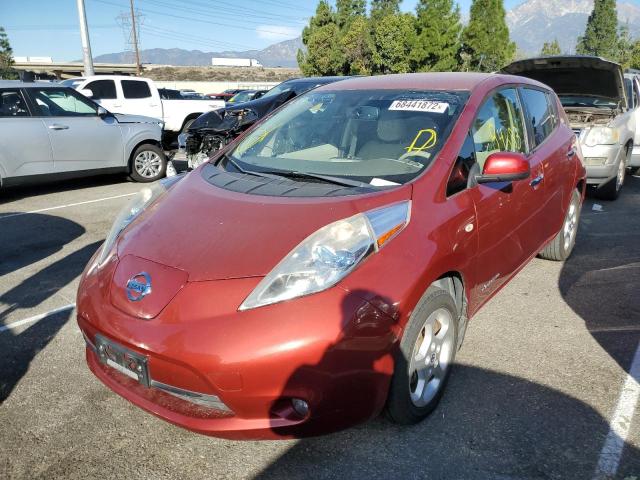 NISSAN LEAF SV 2012 with VIN JN1AZ0CP6CT026675 - Photo from auction