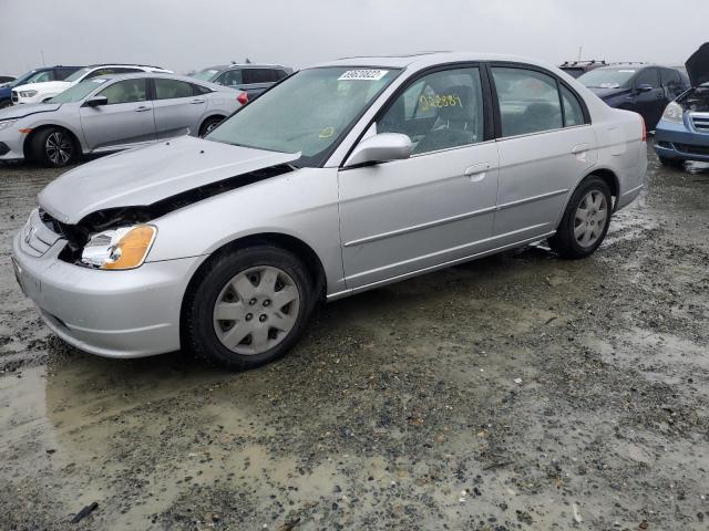 HONDA CIVIC EX 2002 with VIN JHMES26712S002393 - Photo from auction