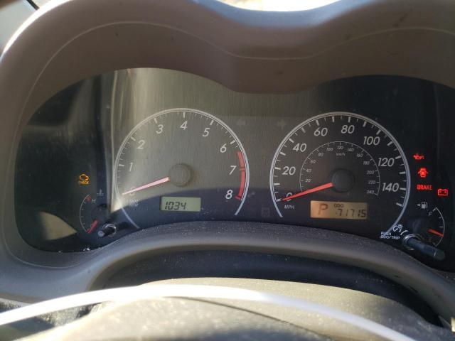 Photo 9 from auction – 2009 TOYOTA COROLLA BA with VIN JTDBL40E099041093
