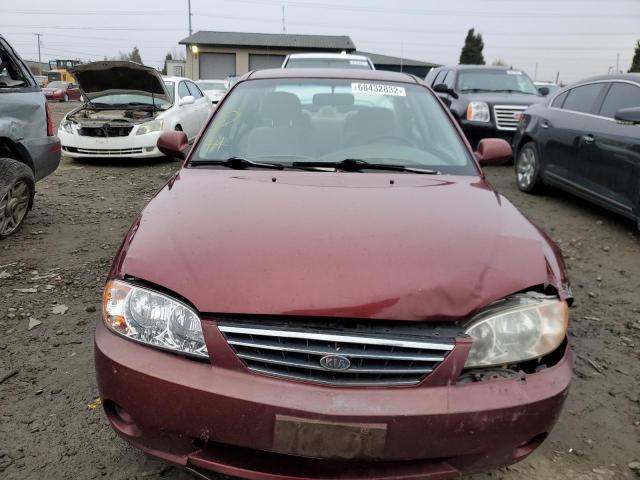 Photo 5 from auction – 2002 KIA SPECTRA BA with VIN KNAFB121X25202671