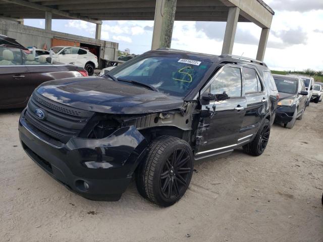 FORD EXPLORER X 2015 with VIN 1FM5K7D80FGC14717 - Photo from auction