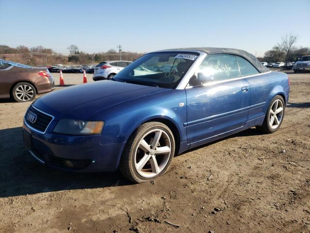 AUDI A4 1.8 CAB 2004 with VIN WAUAC48HX4K007770 - Photo from auction