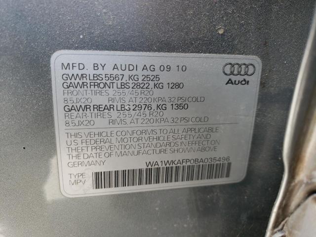 Photo 14 from auction – 2011 AUDI Q5 PRESTIG with VIN WA1WKAFP0BA035496