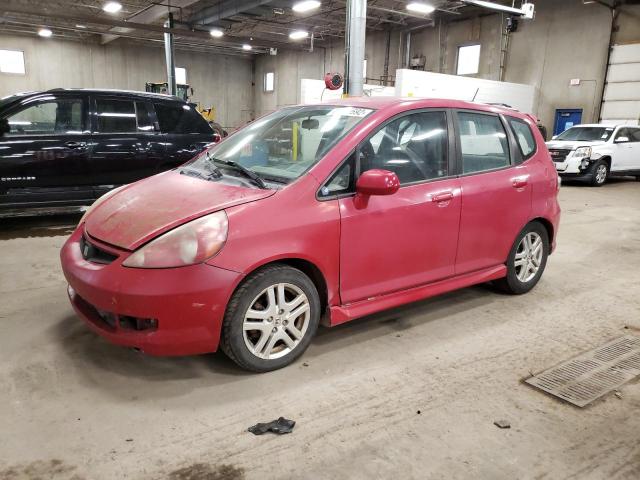 HONDA FIT 2007 with VIN JHMGD386X7S010819 - Photo from auction
