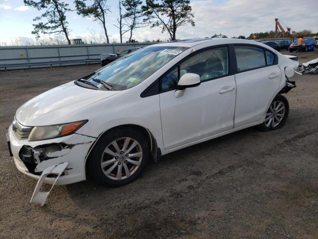HONDA CIVIC EXL 2012 with VIN 19XFB2F96CE348404 - Photo from auction