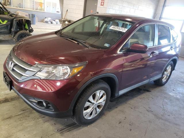 HONDA CR-V EX 2012 with VIN 5J6RM4H53CL007637 - Photo from auction