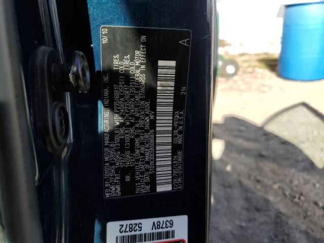 Photo 14 from auction – 2011 TOYOTA SIENNA XLE with VIN 5TDYK3DC5BS086876