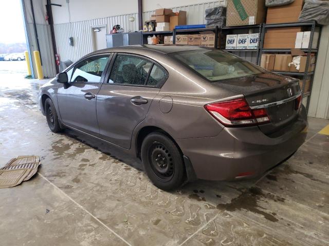 Photo 2 from auction – 2013 HONDA CIVIC LX with VIN 19XFB2F56DE008295