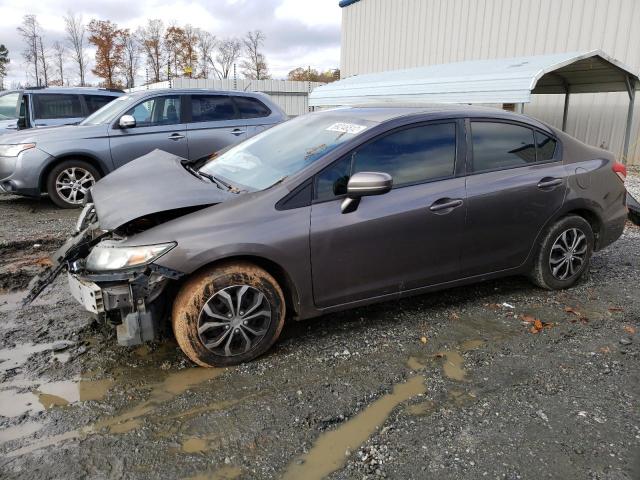 Photo 1 from auction – 2015 HONDA CIVIC LX with VIN 19XFB2F54FE279357