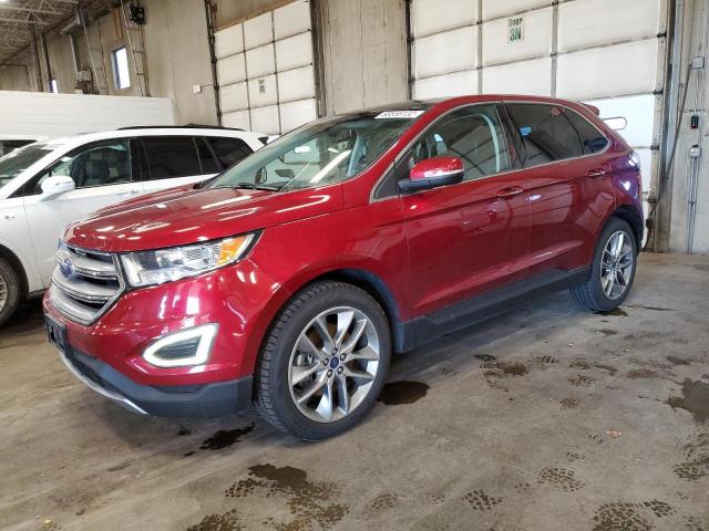 FORD EDGE TITAN 2017 with VIN 2FMPK4K91HBB43363 - Photo from auction