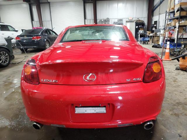 Photo 6 from auction – 2002 LEXUS SC 430 with VIN JTHFN48Y620008344