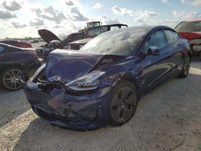 TESLA MODEL 3 2022 with VIN 5YJ3E1EB3NF274011 - Photo from auction