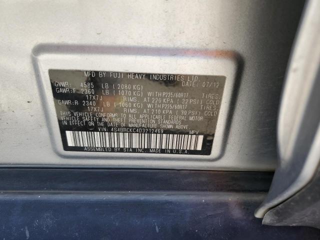 Photo 14 from auction – 2013 SUBARU OUTBACK 2. with VIN 4S4BRCKC4D3212469