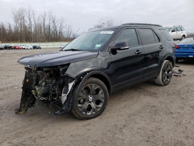 FORD EXPLORER S 2018 with VIN 1FM5K8GT1JGC07306 - Photo from auction