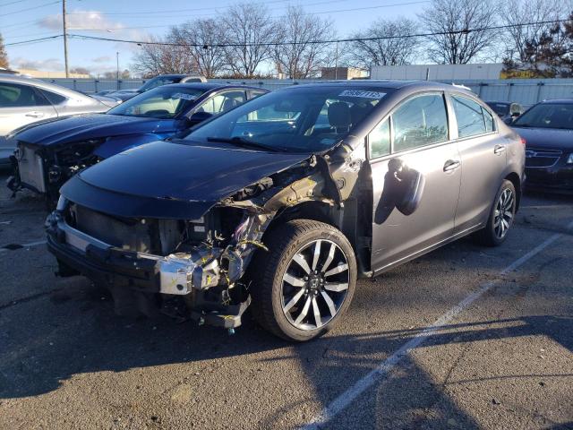 HONDA CIVIC EXL 2015 with VIN 2HGFB2F90FH552383 - Photo from auction