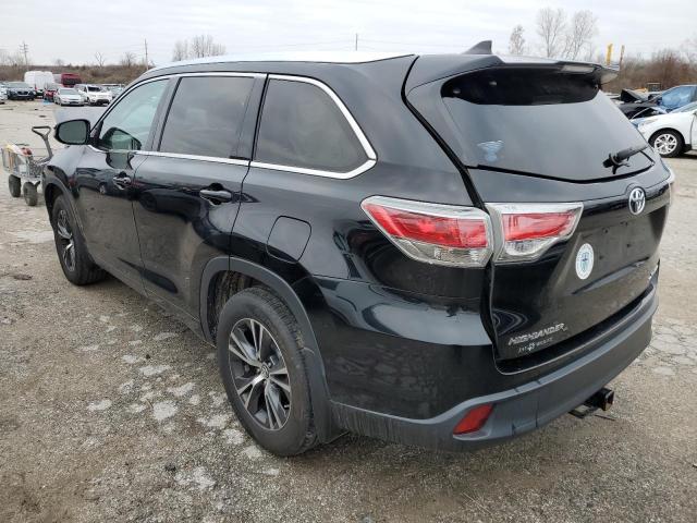 Photo 2 from auction – 2016 TOYOTA HIGHLANDER with VIN 5TDJKRFH8GS502990