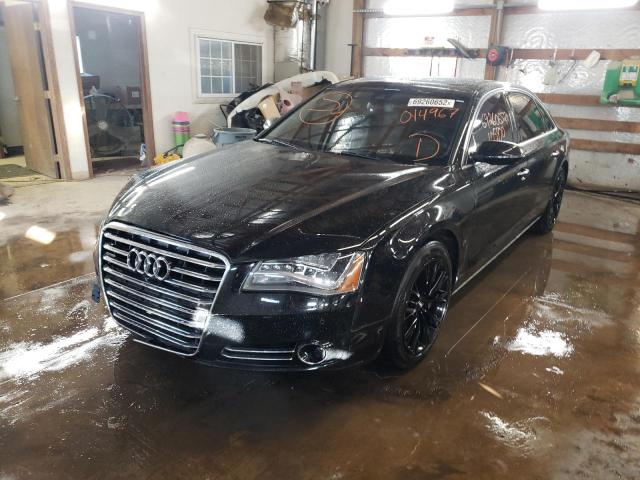 AUDI A8 L QUATT 2014 with VIN WAUR2AFD3EN014967 - Photo from auction