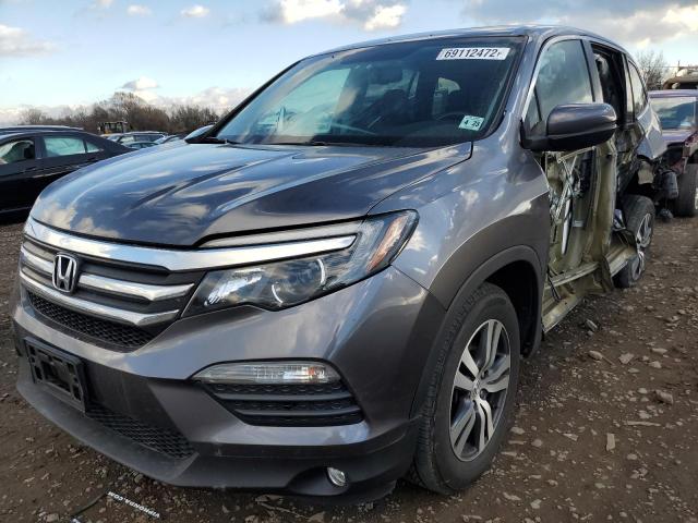 HONDA PILOT EXL 2018 with VIN 5FNYF6H50JB037279 - Photo from auction