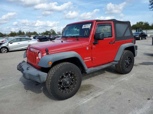JEEP WRANGLER S 2010 with VIN 1J4AA2D18AL212722 - Photo from auction