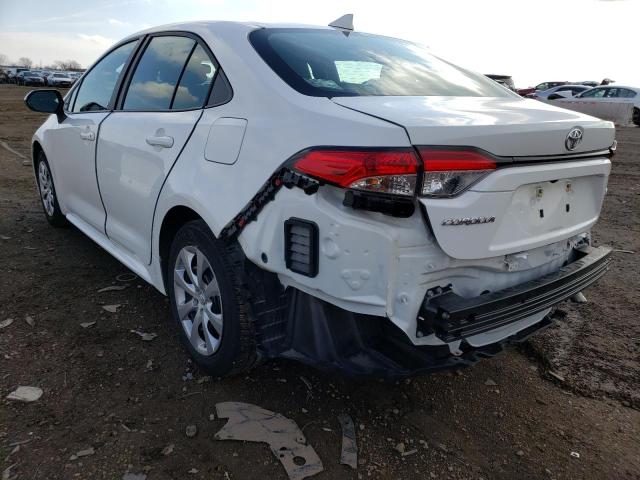 Photo 2 from auction – 2021 TOYOTA COROLLA LE with VIN 5YFEPMAE1MP260910