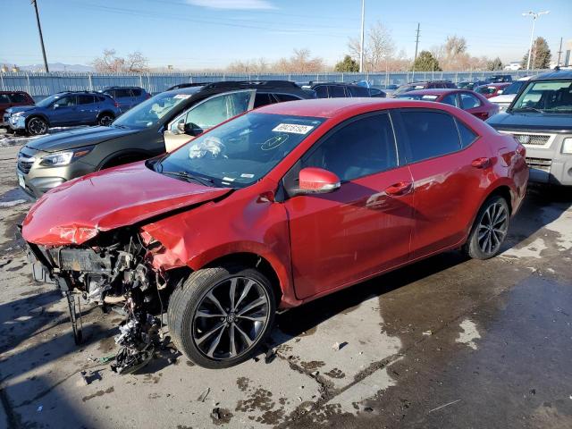 TOYOTA COROLLA L 2019 with VIN 5YFBURHE1KP876053 - Photo from auction