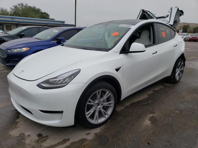 TESLA MODEL Y 2023 with VIN 7SAYGDEE4PF589949 - Photo from auction