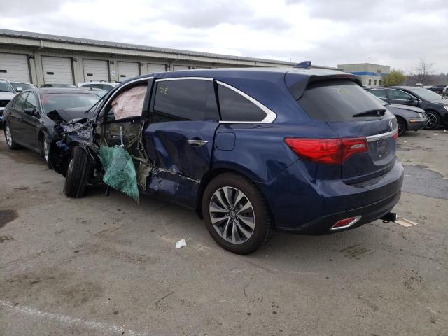 Photo 2 from auction – 2015 ACURA MDX TECHNO with VIN 5FRYD3H47FB012347