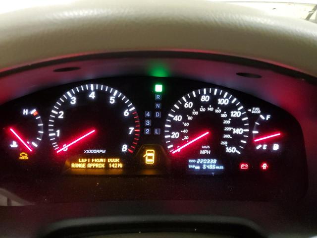 Photo 9 from auction – 2002 LEXUS LS 430 with VIN JTHBN30F320055592