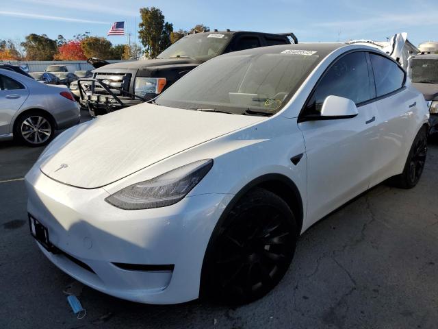 TESLA MODEL Y 2021 with VIN 5YJYGAEE3MF206512 - Photo from auction