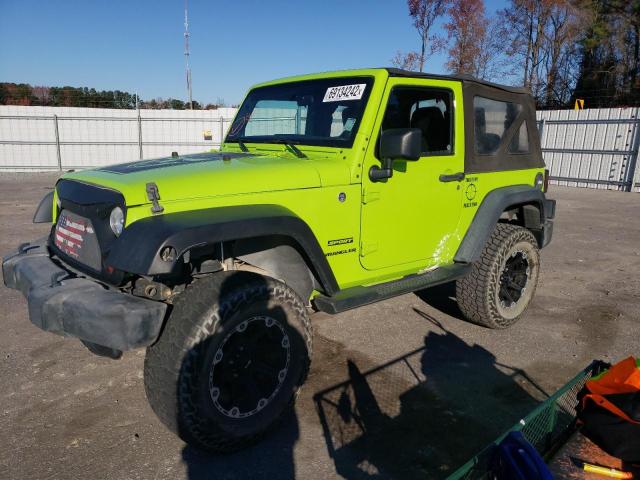 JEEP WRANGLER S 2012 with VIN 1C4AJWAG7CL256476 - Photo from auction