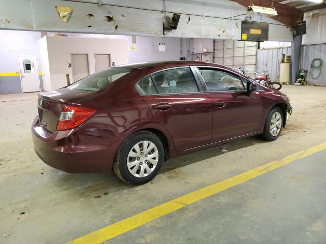 Photo 3 from auction – 2012 HONDA CIVIC LX with VIN 19XFB2F58CE062745