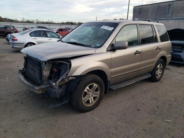 HONDA PILOT EXL 2004 with VIN 2HKYF18534H578965 - Photo from auction