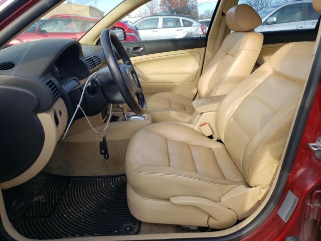 Photo 7 from auction – 2001 VOLKSWAGEN PASSAT GLS with VIN WVWPD63B91P136283