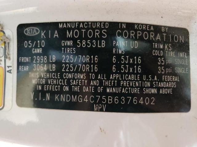 Photo 14 from auction – 2011 KIA SEDONA with VIN KNDMG4C75B6376402