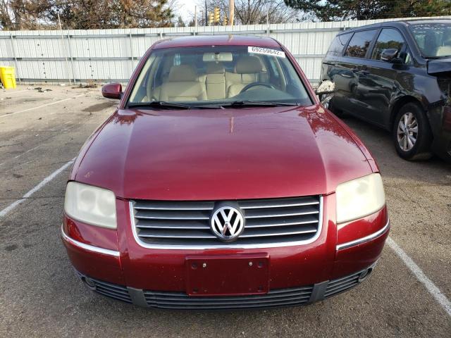 Photo 5 from auction – 2001 VOLKSWAGEN PASSAT GLS with VIN WVWPD63B91P136283