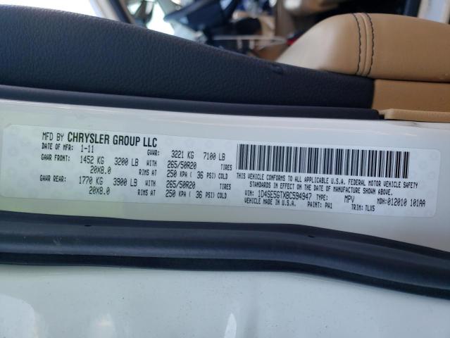Photo 14 from auction – 2011 DODGE DURANGO CI with VIN 1D4SE5GTXBC594947